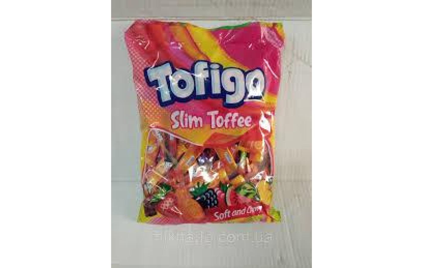 Жевательные конфеты фруктовый микс Tofigo Slim Toffee 1кг