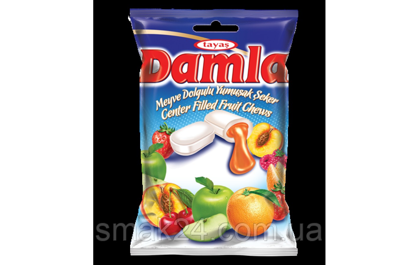 Жевательные конфеты фруктовое ассорти Damla tayas 1кг