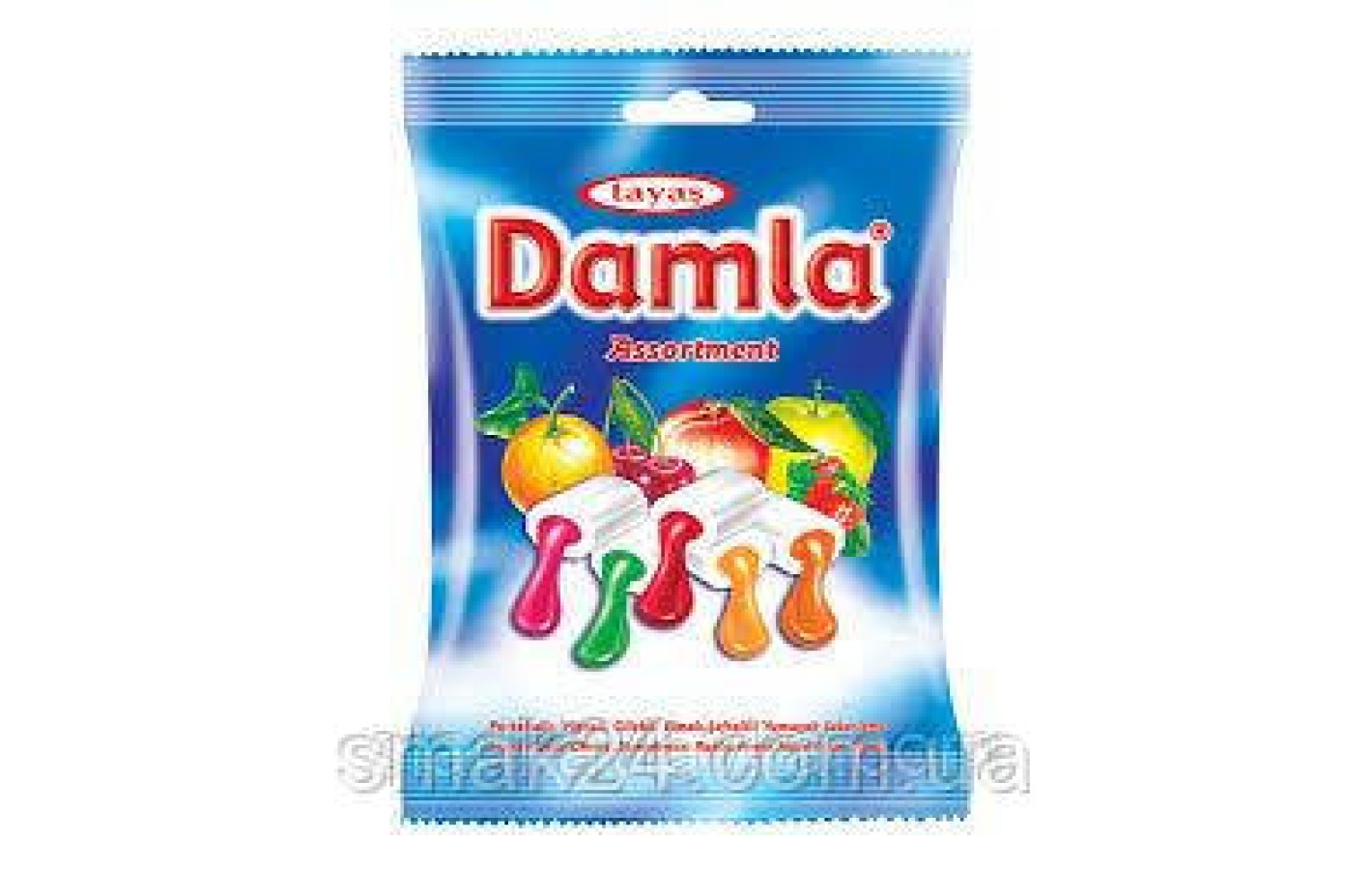 Жевательные конфеты фруктовое ассорти Damla tayas 1кг