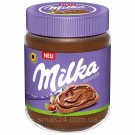 Шоколадна паста (крем) з лісовим горіхом Milka 600г Швейцарія
