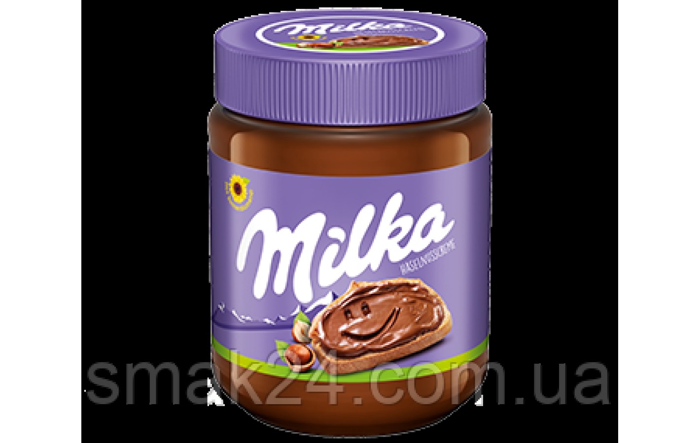 Шоколадна паста (крем) з лісовим горіхом Milka 600г Швейцарія