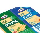 Сир у пластинках Gouda + Edam Mlekpol 500 г (2 х 250 г) Польща