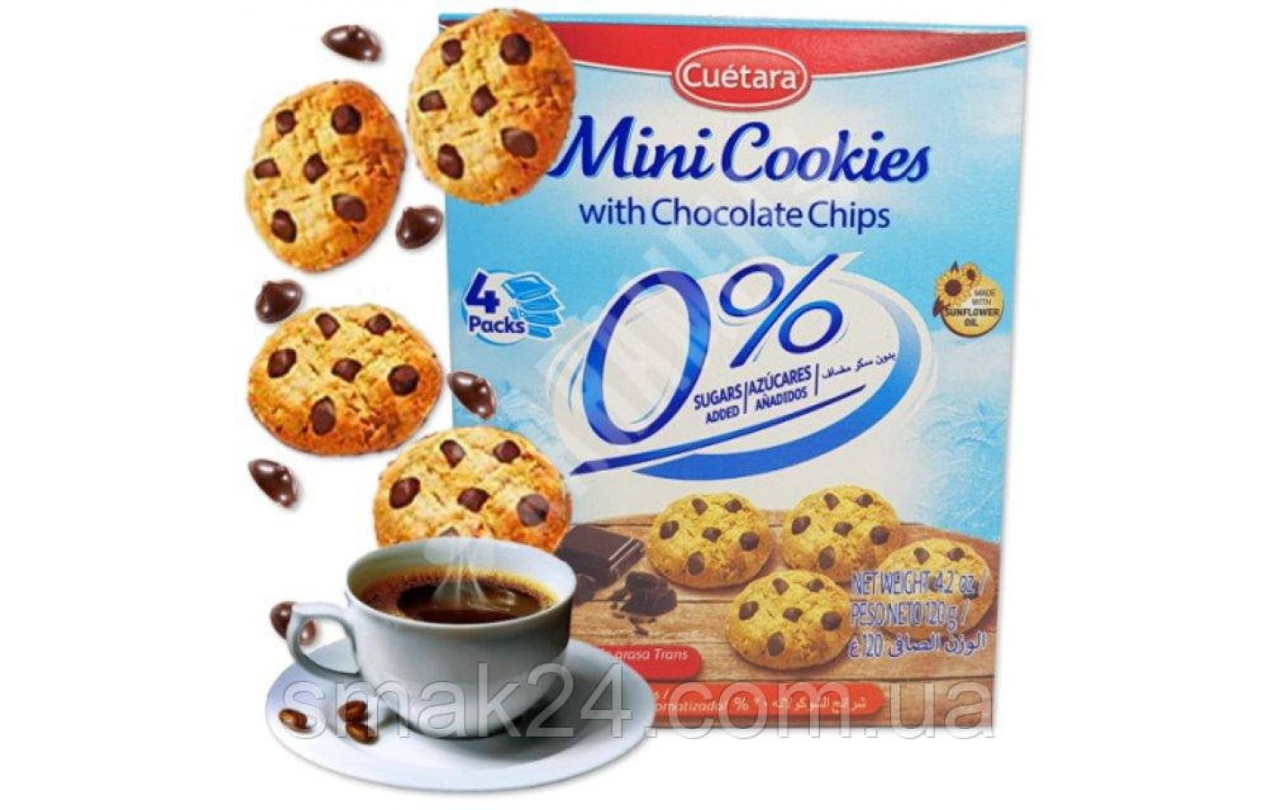 МініПечиво БЕЗ САХАРА Cuetara Mini Cookies Іспанія 120г