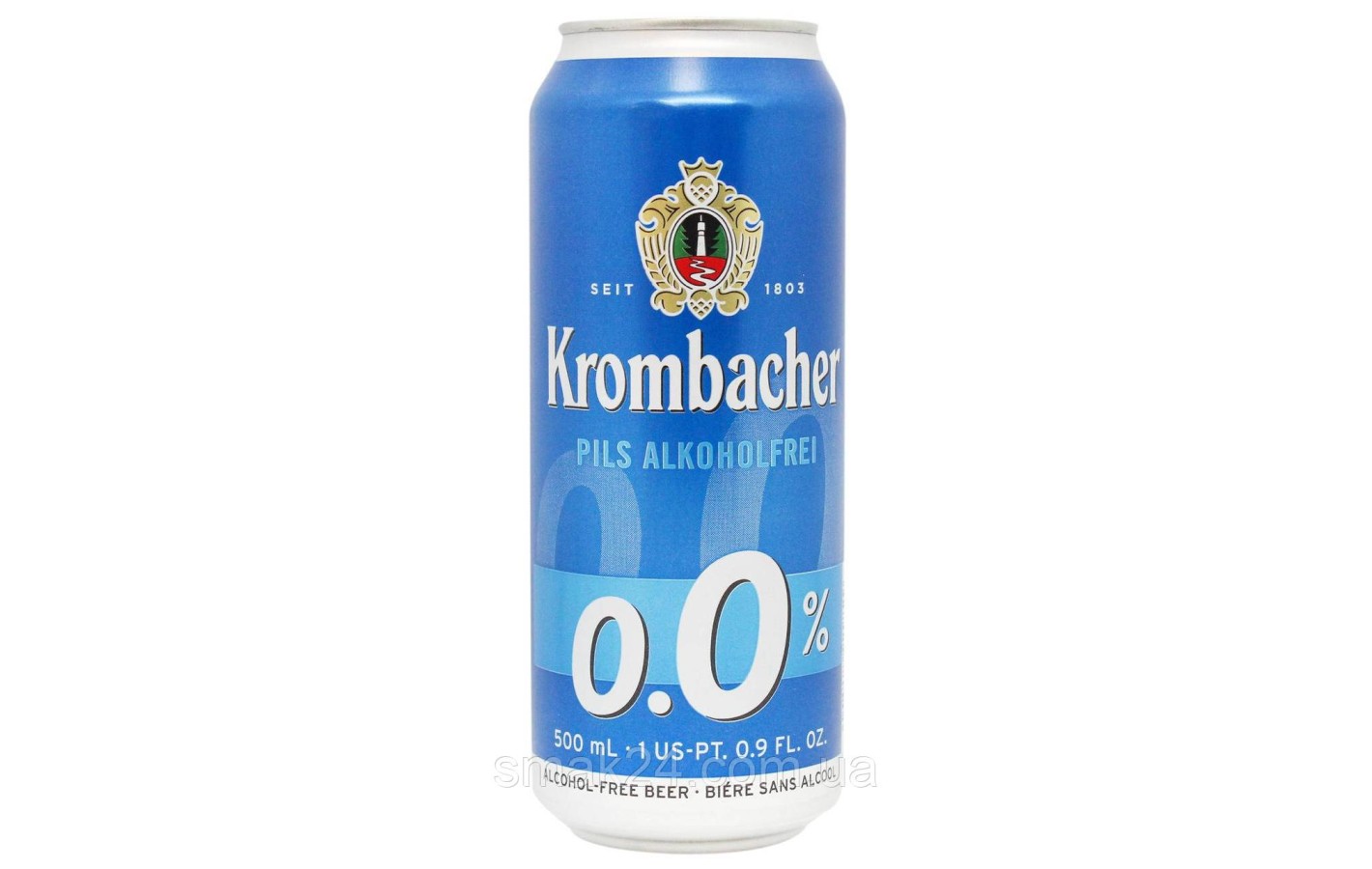 Пиво безалкогольное светлое Krombacher Pils безалкогольное 0,5л  Германия