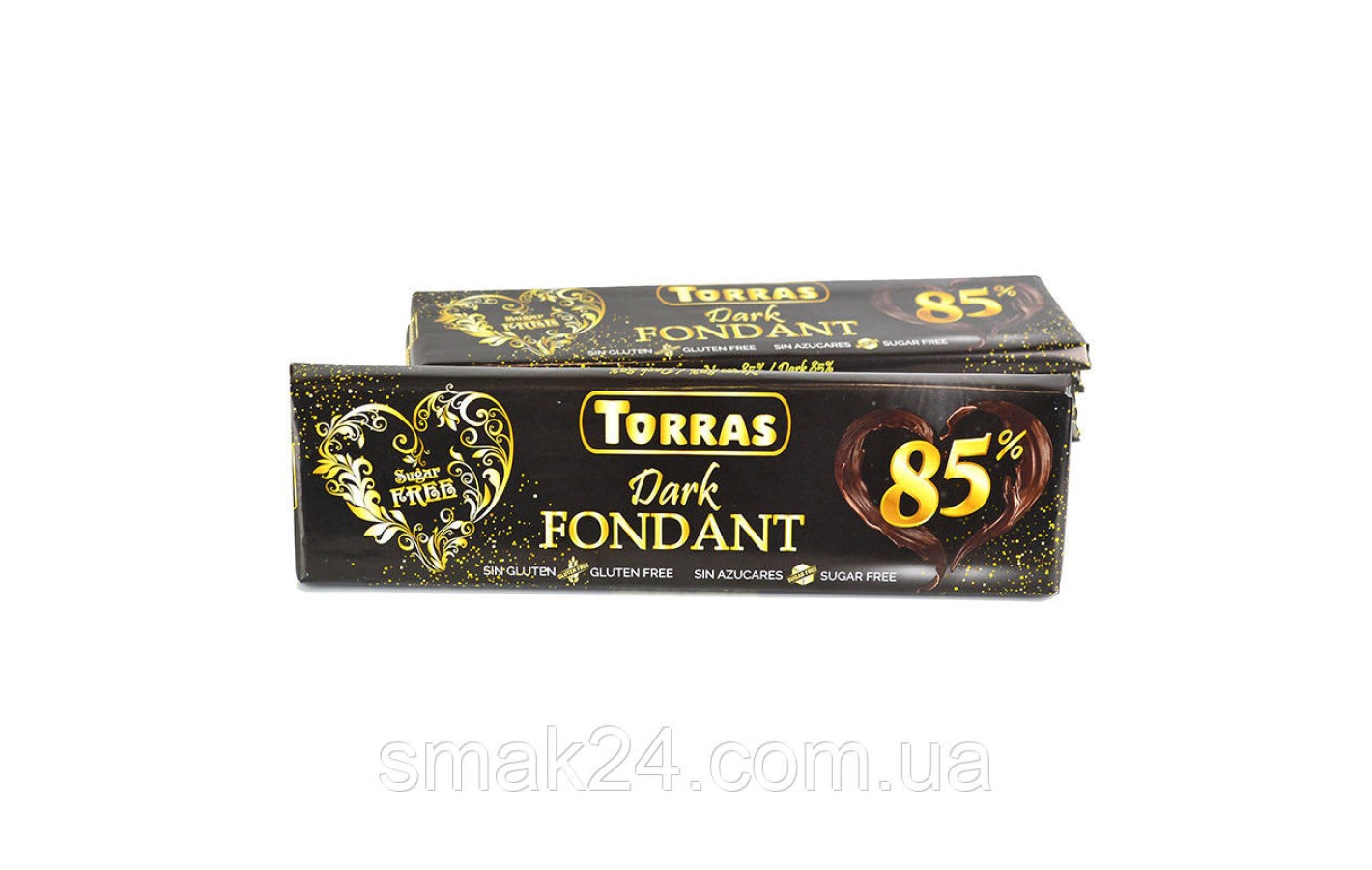 Шоколад без сахара и глютена Dark Fondant 85%  Torras Испания 300г