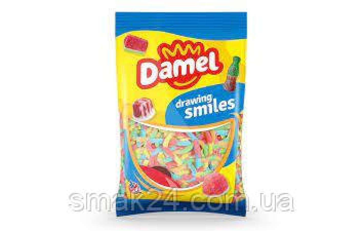 Желейные конфеты без глютена Сладкие червячки Damel Sugar Worms 1 кг Испания