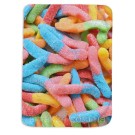 Желейные конфеты без глютена Сладкие червячки Damel Sugar Worms 1 кг Испания