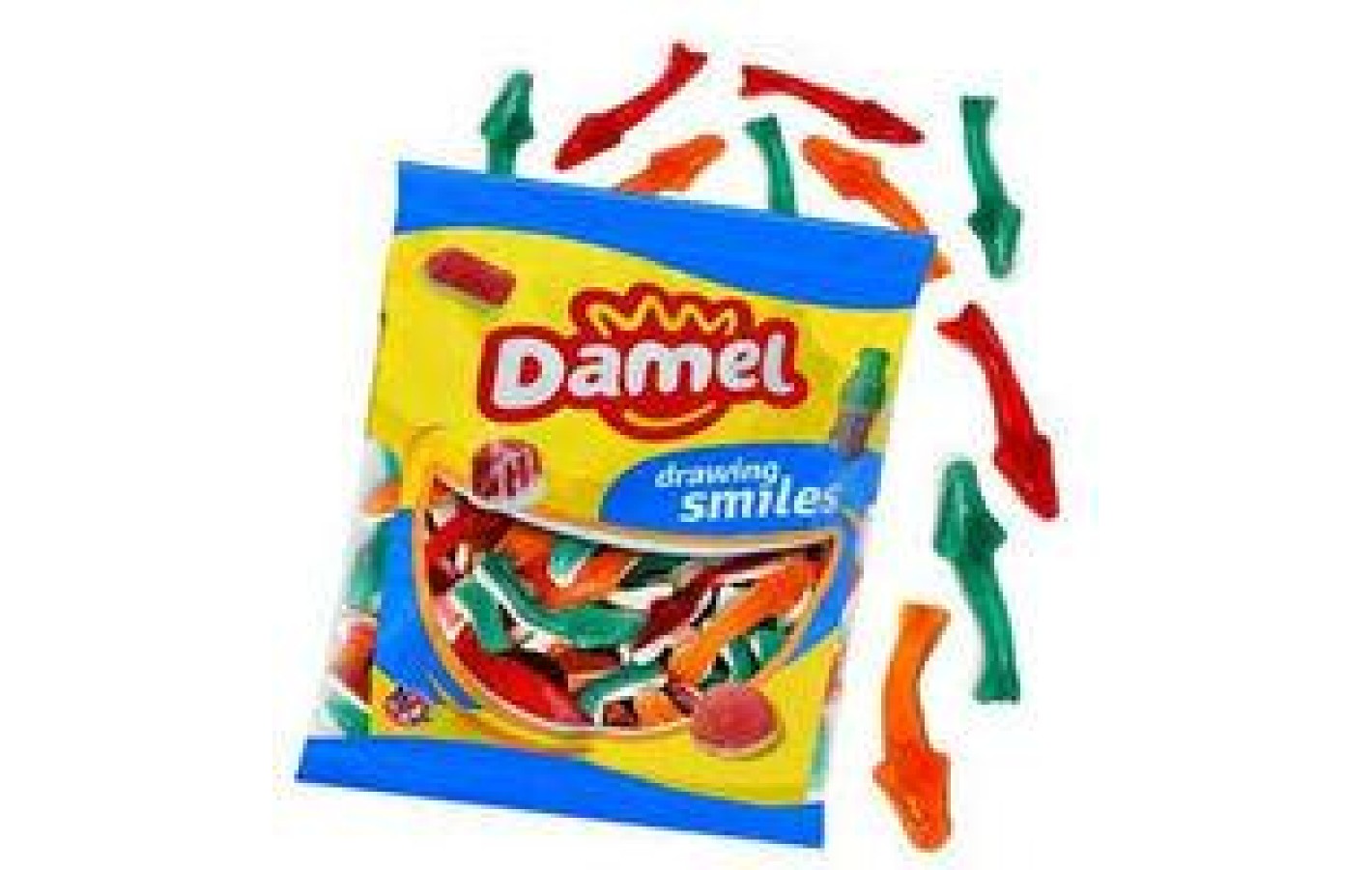 Желейные конфеты без глютена Акулы Damel Colors Sharks 1 кг Испания