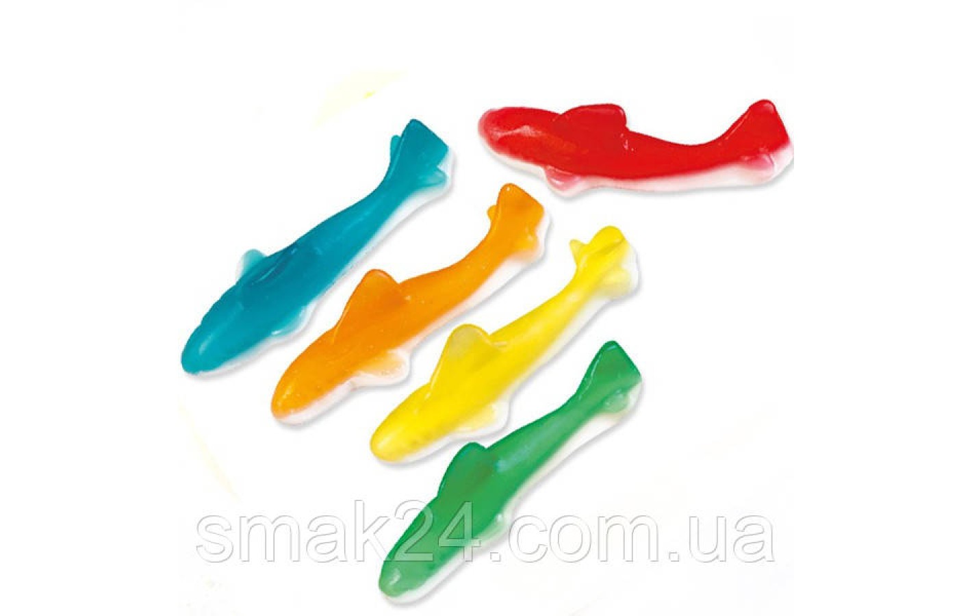 Желейные конфеты без глютена Акулы Damel Colors Sharks 1 кг Испания