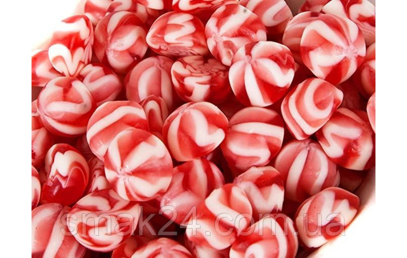 Желейні цукерки без глютену Поцілунки з полуниці Damel Strawberry Twist Kisses 1 кг Іспанія