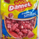 Желейні цукерки без глютену Поцілунки з полуниці Damel Strawberry Twist Kisses 1 кг Іспанія