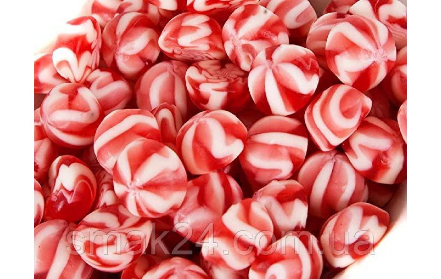 Желейні цукерки без глютену Поцілунки з полуниці Damel Strawberry Twist Kisses 1 кг Іспанія