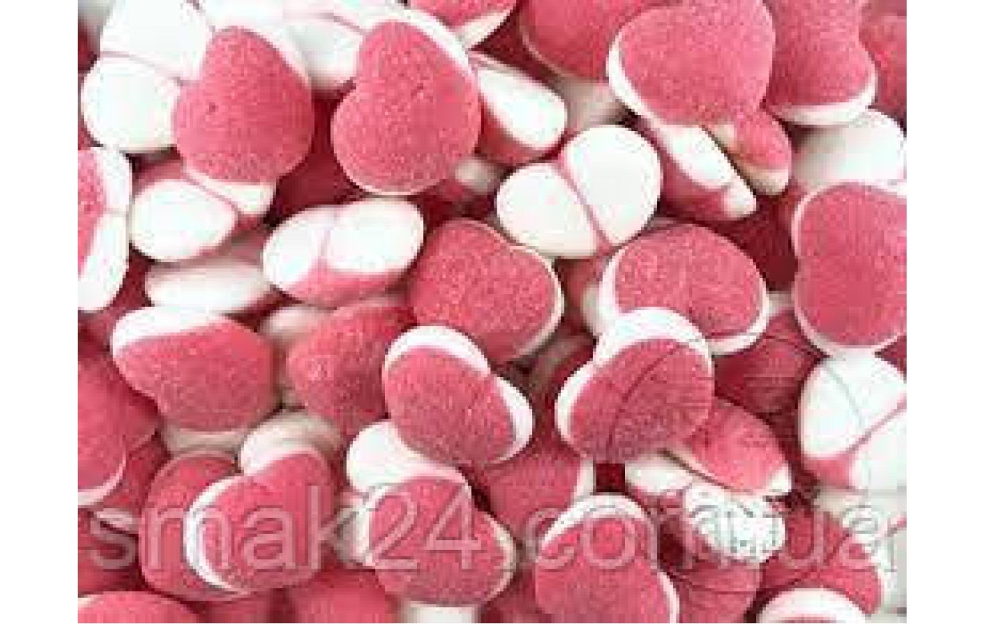 Желейні цукерки без глютену Подвійне серце Damel Strawberry Double heart 1 кг Іспанія