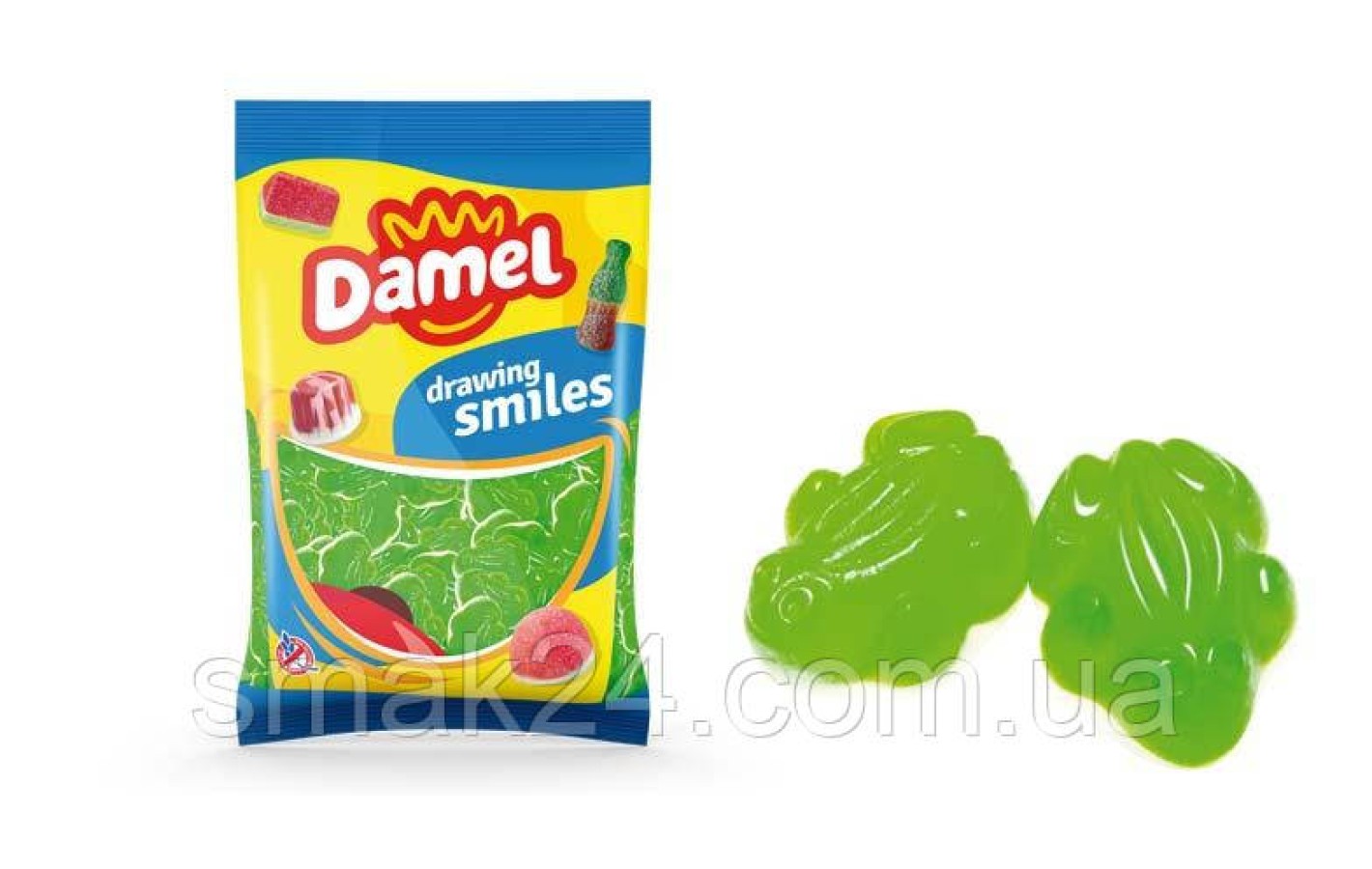 Желейные конфеты без глютена Лягушки Damel Frogs 1 кг Испания