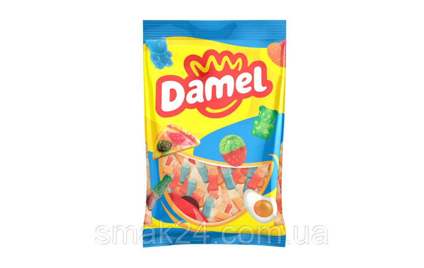 Желейные конфеты без глютена Фруктовые Бутылочки Damel Bottles Fruit 1 кг Испания
