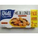 Мідії в маринаді Mejillones Didi (2х120г) 240г Іспанія