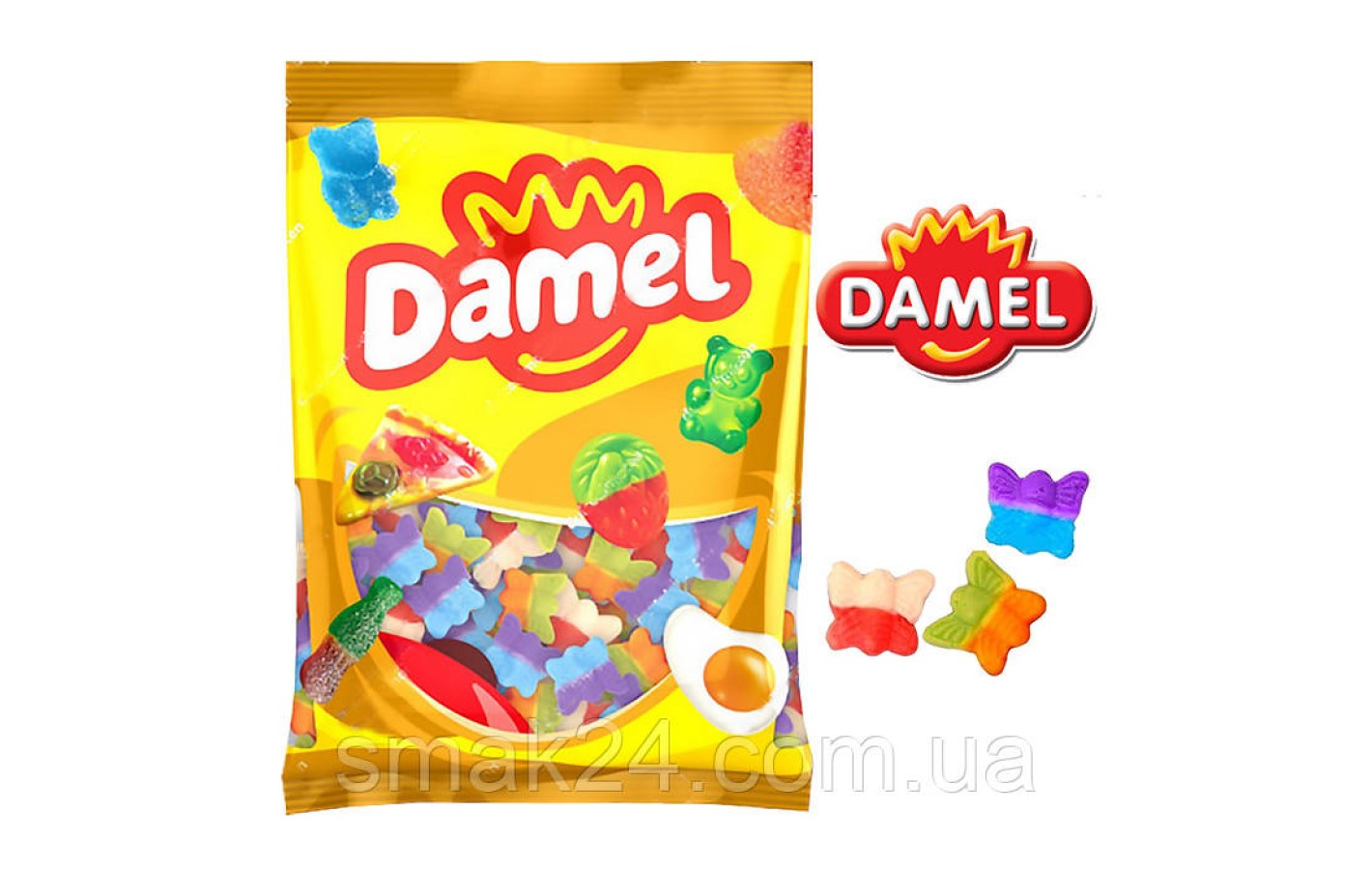 Желейные конфеты без глютена Бабочки Damel Butterflies 1 кг Испания