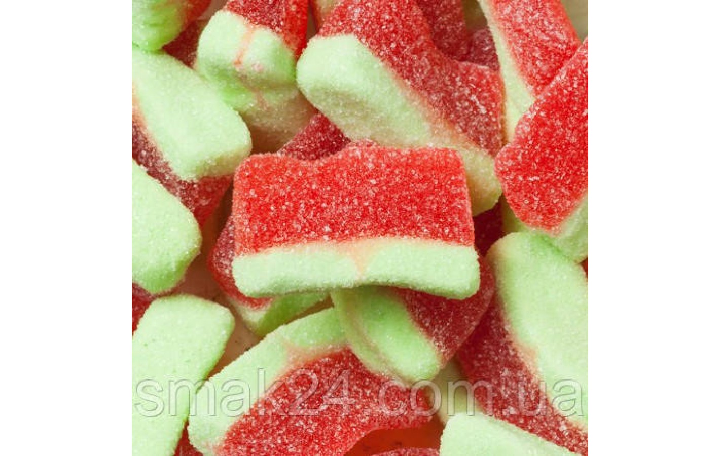 Желейные конфеты без глютена Арбузные дольки  Damel  Watermelon Slices 1 кг Испания