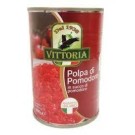 Помідори шматочками у власному соку Vittoria Polpa di Pomodoro 400г Італія