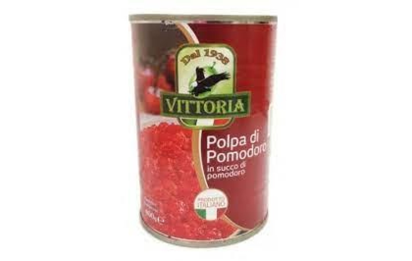 Помідори шматочками у власному соку Vittoria Polpa di Pomodoro 400г Італія