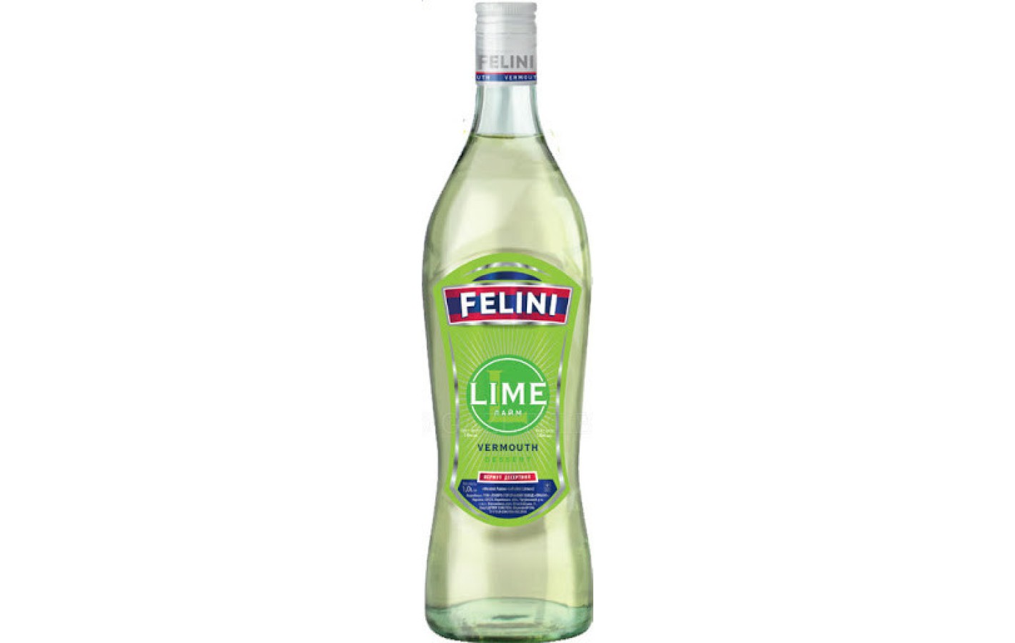Вермут десертный Felini lime  1л 16%
