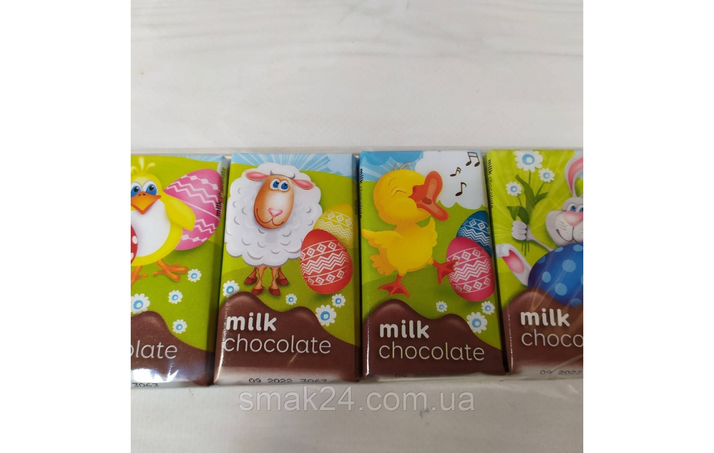 Шоколад молочный ХВ Baron Happy Easter (4х15г) 60г Польша