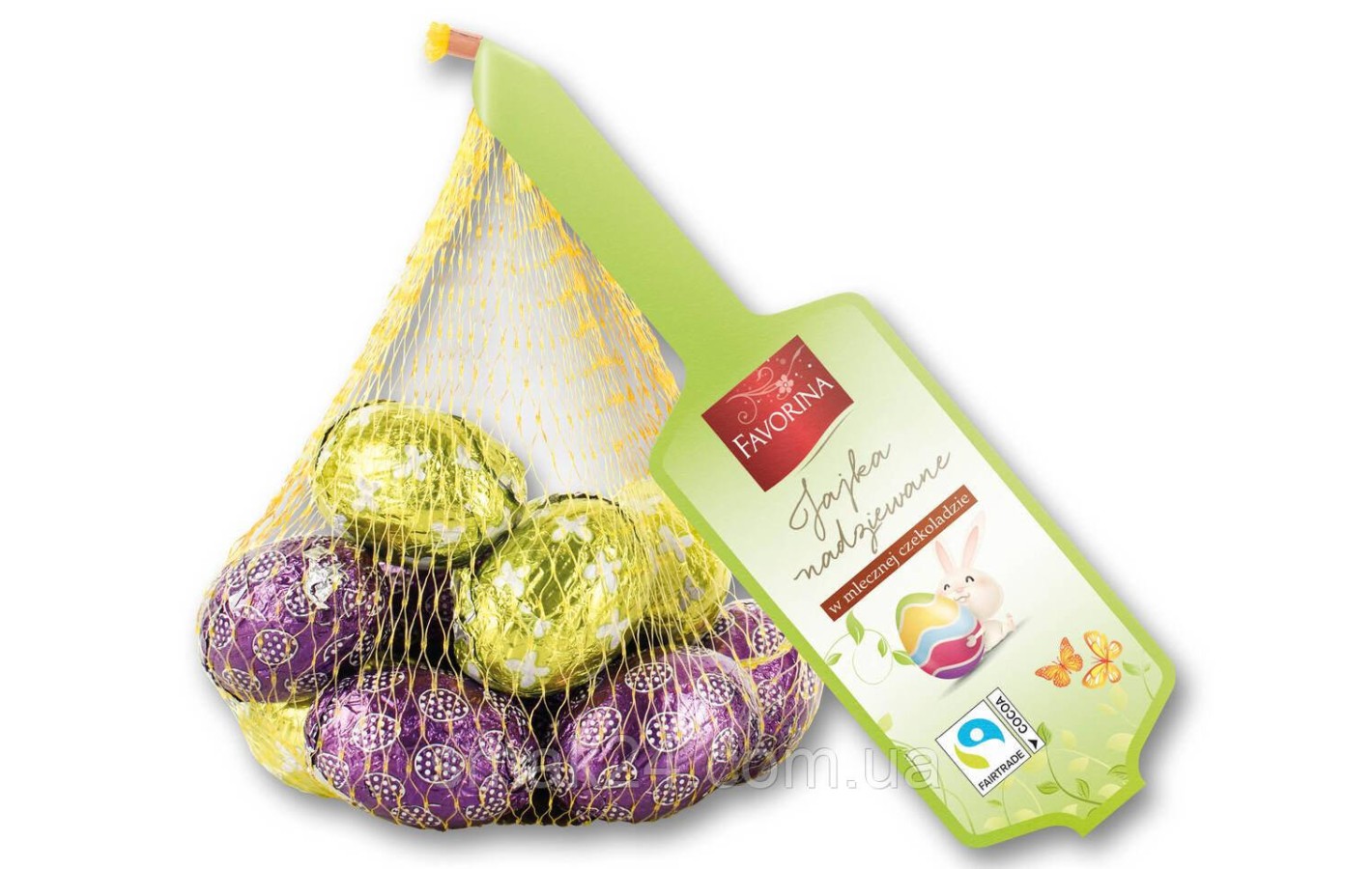 Шоколадные яйца с начинками Favorina 150г Германия