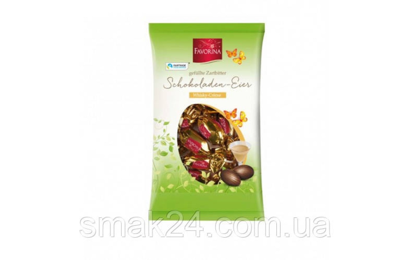 Шоколадные яйца с ликерным Виски  Favorina 150г Германия
