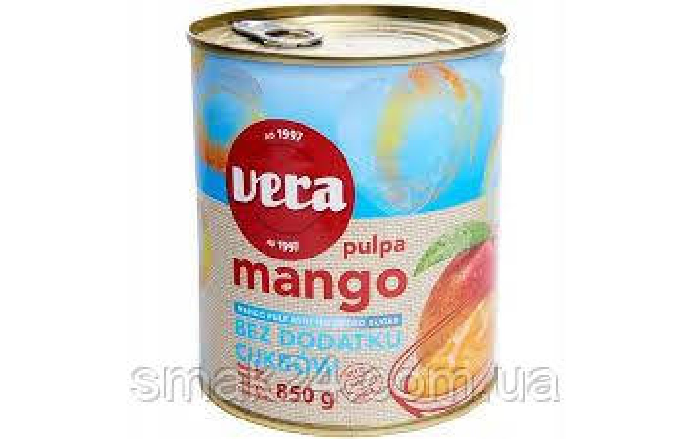 М'якоть манго без додавання цукру Vera Mango pulpa Alphonso 850г