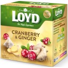 Чай із журавлиною й імбиром Loyd Cranberry&Ginger 20 пірамідок 40 г Польща