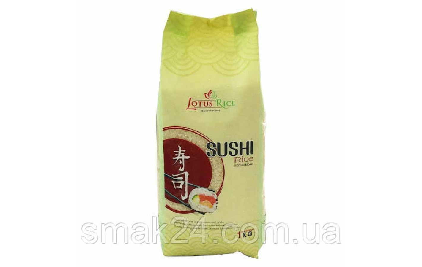 Рис для суши Lotus Rice - Sushi Rice 1кг Вьетнам