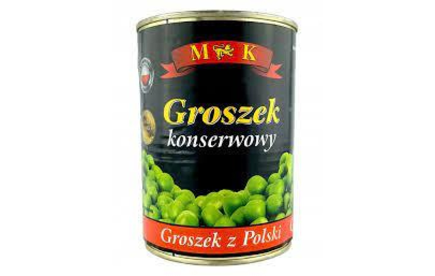 Зеленый горошек  консервированный M&K 240/400г Польша