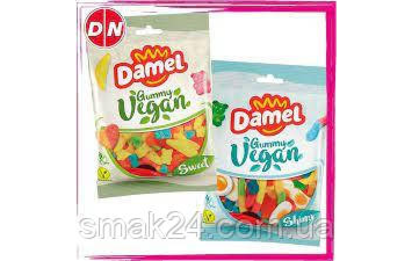 Желейні цукерки БЕЗ ГЛЮТЕНУ веганські солодкий мікс Vegan Damel Іспанія 80г