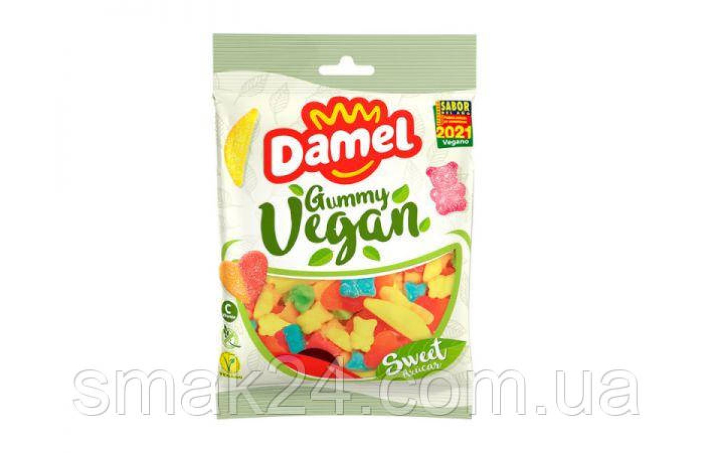 Желейні цукерки БЕЗ ГЛЮТЕНУ веганські солодкий мікс Vegan Damel Іспанія 80г