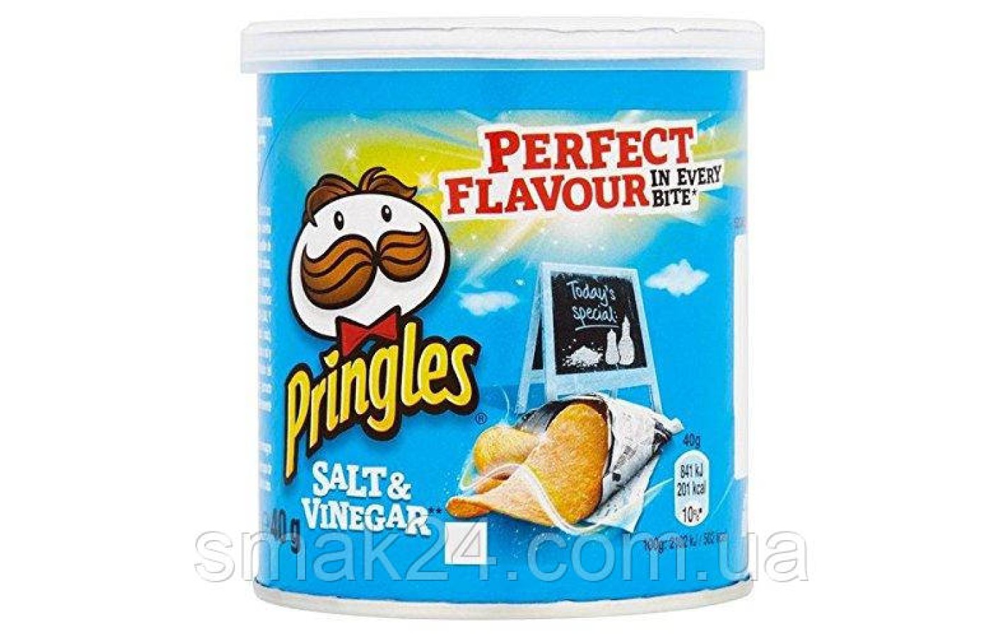 Чипсы с солью и уксусом Pringles Salt & Vinegar, 40 г