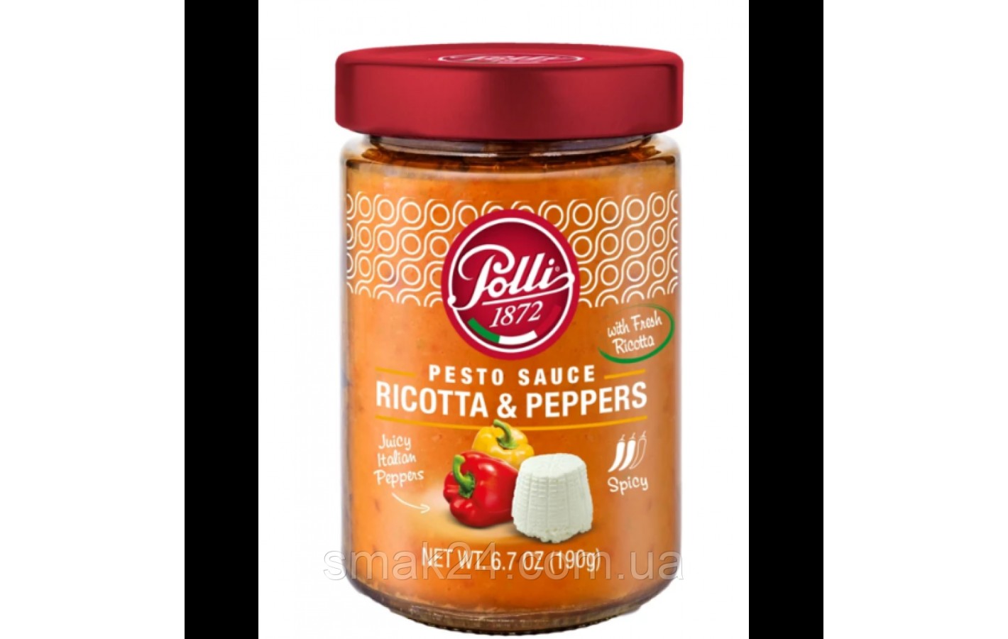 Соус песто Polli Pesto alla Calabrese Ricotta 190г Италия