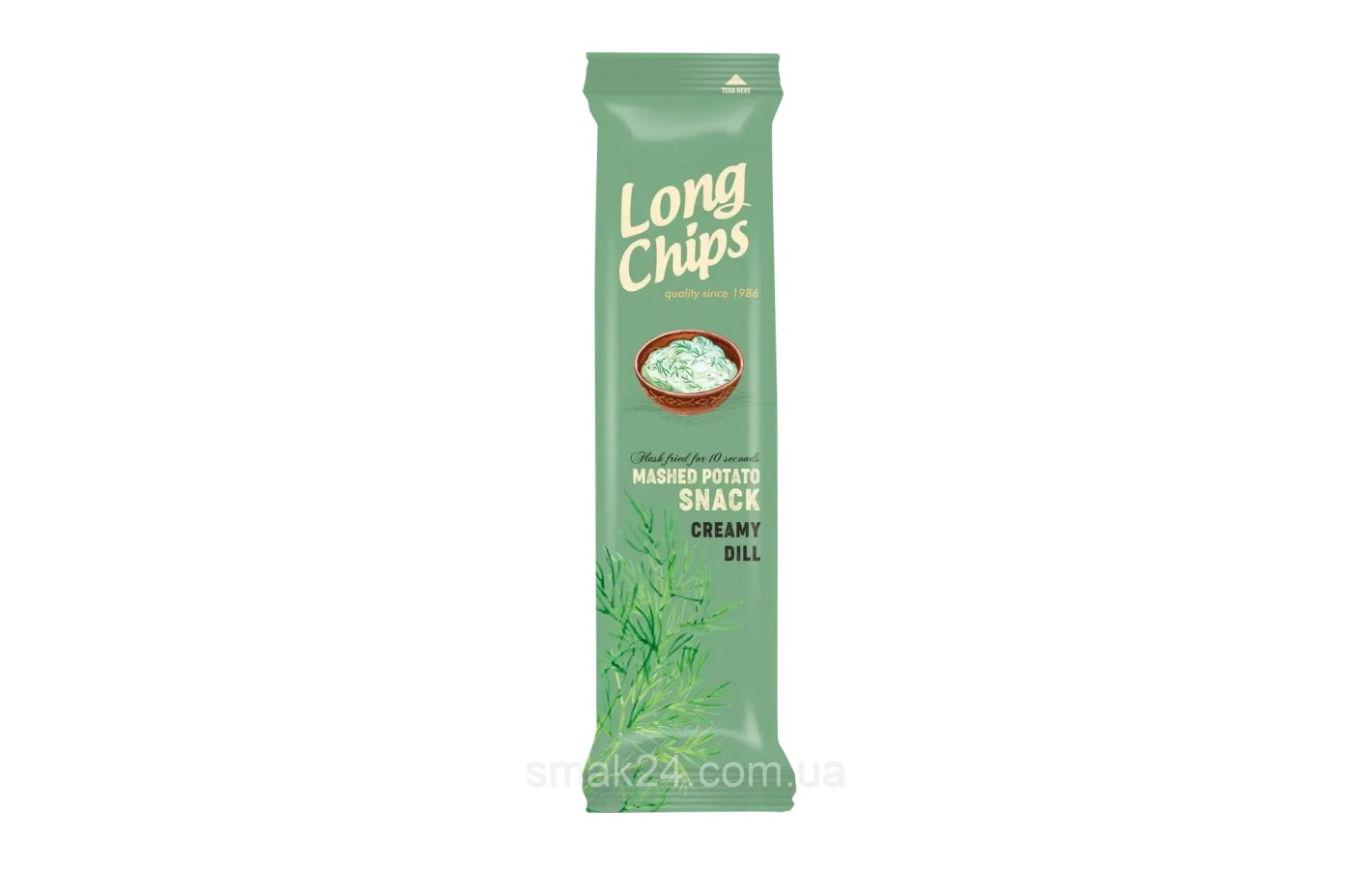 Чіпси сметана кріп Long Chips 75г Латвія