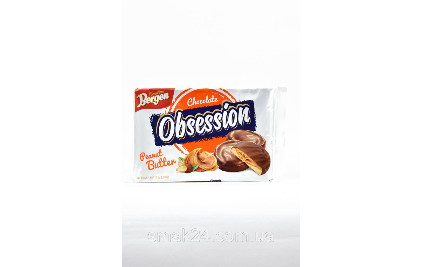 Печиво з арахісовим кремом Bergen Obsession 110г