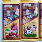 Шоколад (плитка) з арахісом і родзинками Black&White 80г Польща