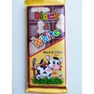 Шоколад (плитка) з арахісом і родзинками Black&White 80г Польща