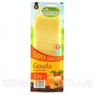 Сыр в слайсах  Gouda  Swiatowid  без консервантов 1кг  Польша
