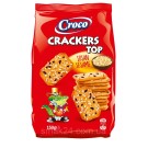 Крекер солоний із кунжутом Croco Crackers TOP 150 г Румунія