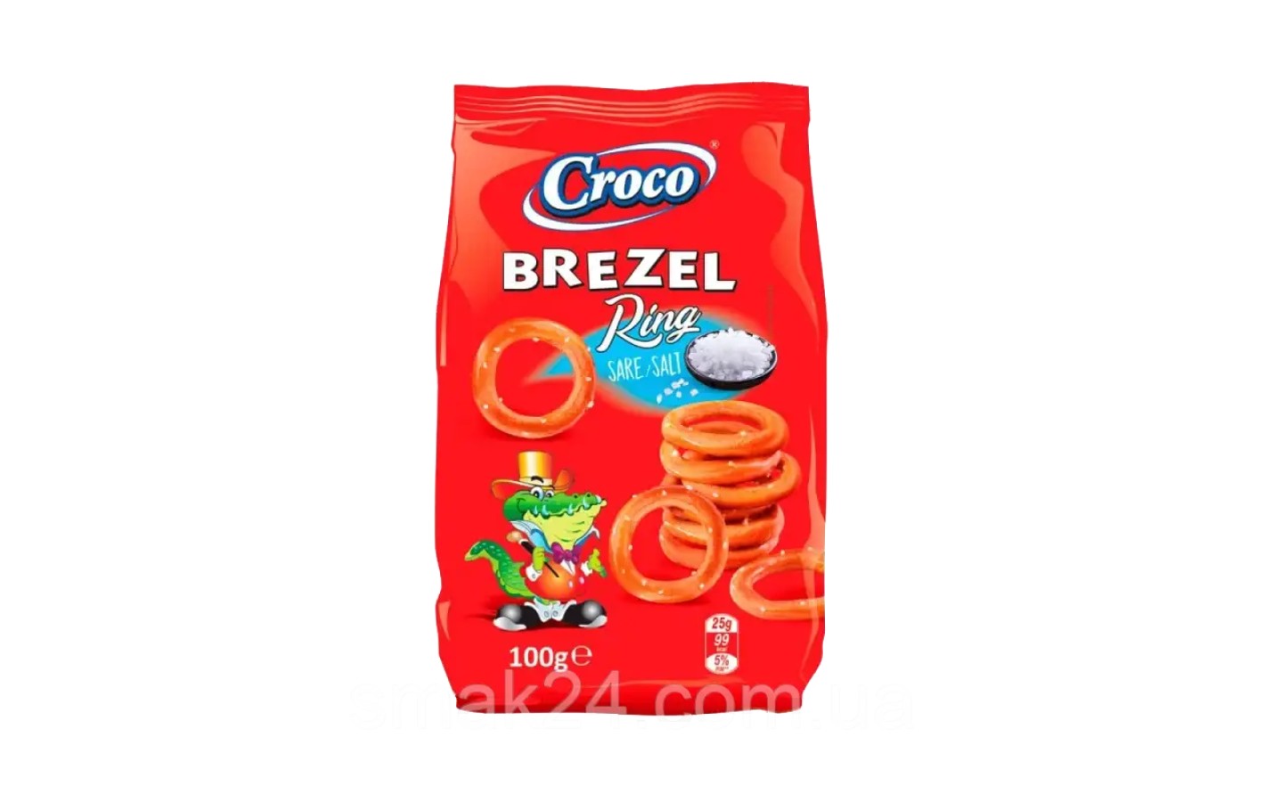 Кренделі солоні Croco Brezel 100 г Румунія
