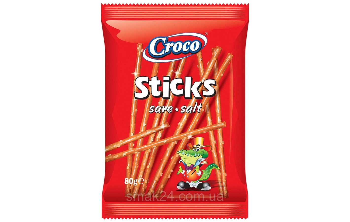 Соломка солона Croco Sticks 80 г Румунія