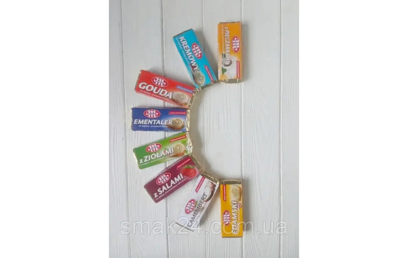 Сир плавлений Mlekovita Ementaler 100 г Польща