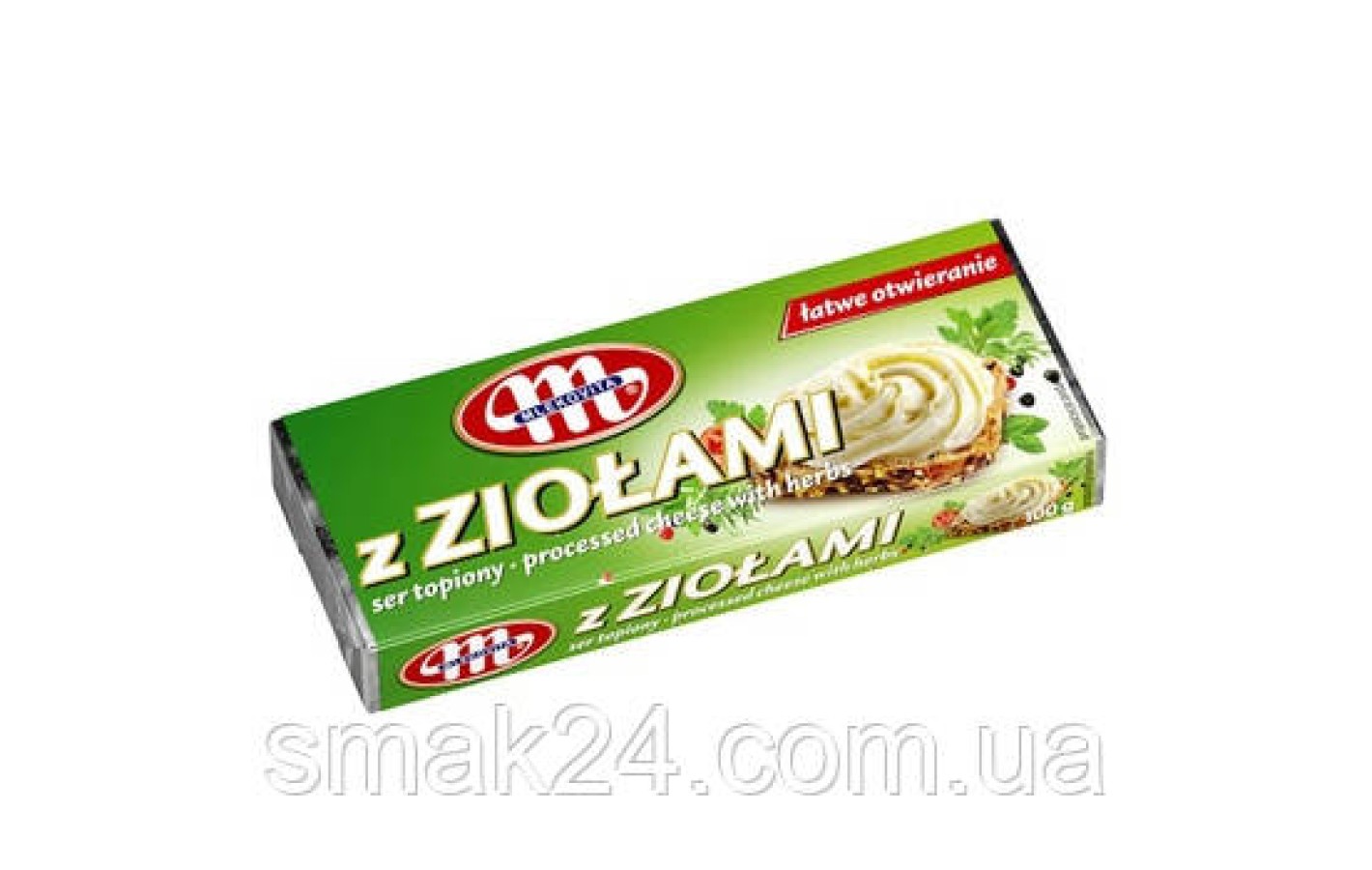 Сир плавлений Mlekovita z Ziolami 100 г Польща