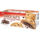 Печиво шоколадною начинкою та шматочками шоколаду  Bogutti Choco Gutti 160г