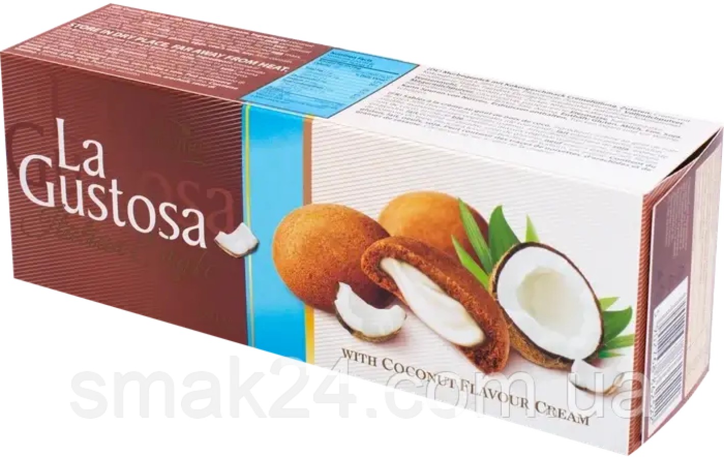 Печиво з кокосовою начинкою Bogutti La Gustosa  150г