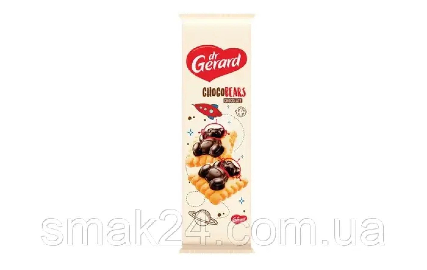 Печиво з кремовою начинкою та шоколадом Chocobears dr.Gerard 116г