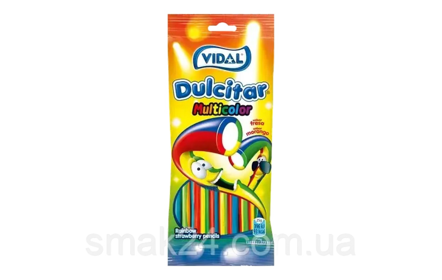 Желейні цукерки Райдужні олівці ТМ VIDAL Rainbow Pencils 100г Іспанія